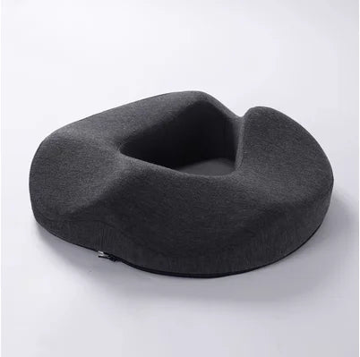 Ergonomic Memory Foam Donut Seat Cushion — Office & Home Comfort Pillow for Tailbone Pain, Hemorrhoids, Sciatica, Bed Sores