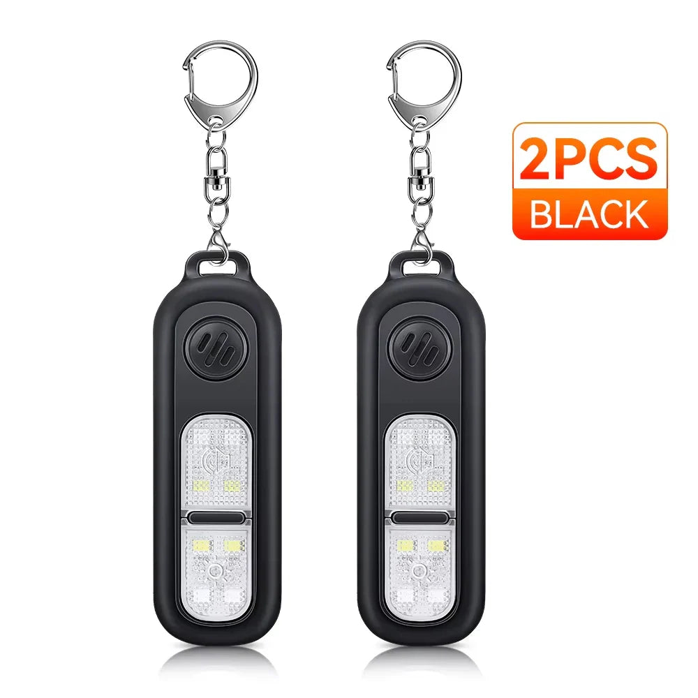 Hollarm Personal Safety Alarm – 130dB Loud Rechargeable Keychain with LED for Women, Kids & Elderly