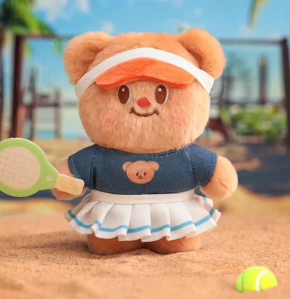 Butter Bear Wardrobe Series Blind Box – Cute Action Figure Doll Keyring Mystery Toy for Kids & Birthday Gifts