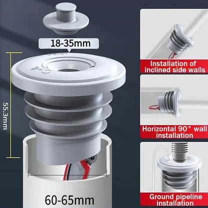 Silicone Bathroom & Kitchen Sink Seal Ring – Anti-Odor, Leak-Proof Floor Drain & Washing Machine Pipe Connector