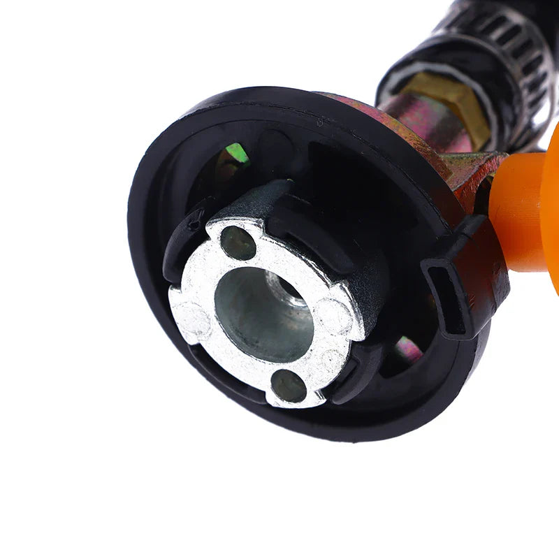 Leakproof Gas Refill Adapter: Rubber Gas Refill Pipe Tube Cylinder Converter for Filling Tank - Coupler Valve Braided Hose Accessories