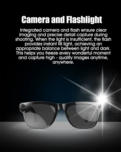 Xiaomi 1080P HD AI Smart Glasses — 100MP Camera, Bluetooth Call, Voice Assistant, 260mAh Battery, Smart Control