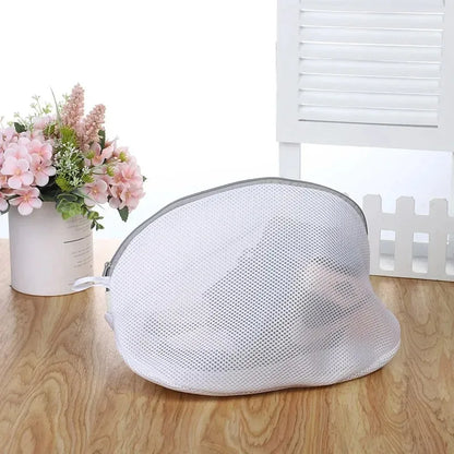 Mesh Laundry Bag for Shoes – Zippered Washing Machine Shoe Storage, Protective Clothes Organizer Box