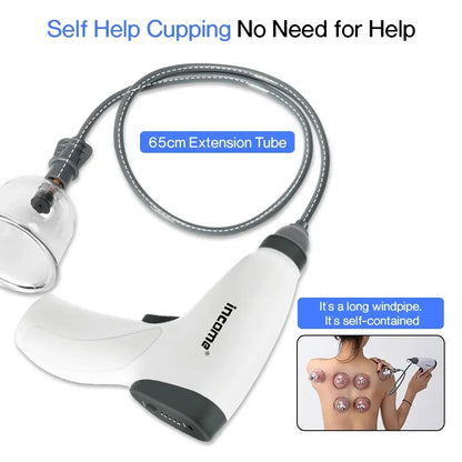 Electric Cupping Machine – Household Vacuum Cupping Set with Easy Suction Gas Tank