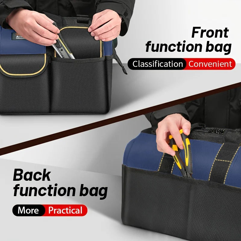 AIRAJ Multifunctional Tool Bags – 1680D Oxford Cloth, Waterproof and Wear-Resistant High Capacity Storage Bags for Electricians