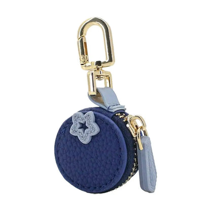 Cute Fruit-Shaped Leather Coin Purse – Mini Zipper Wallet & Earphone Bag Keychain Pendant for Women & Girls Gift