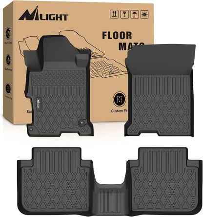 TPE Floor Mats for Honda Accord Sedan 2013-2017 - All Weather Custom Fit Heavy Duty Floor Liners