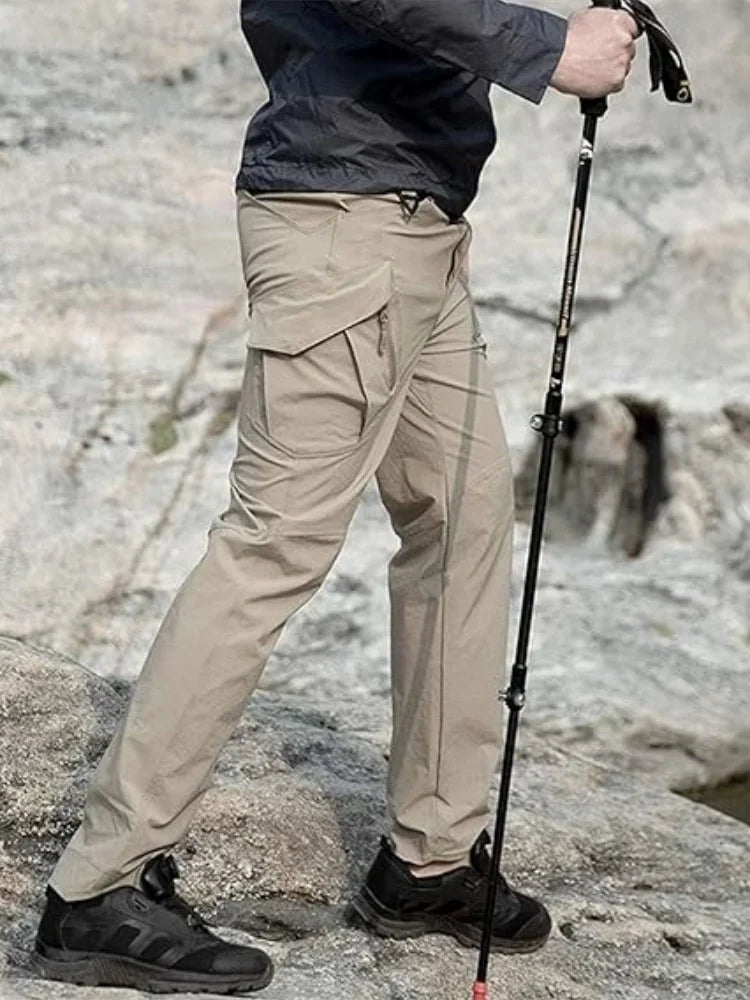 Spring-Autumn Water-Resistant Tactical Hiking Pants – Stretch Desert Camouflage Military Utility Trousers