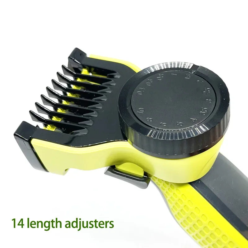 14-Length Guide Comb Guards for Philips OneBlade QP2520/30/60/20 - Precision Trimmer and Shaver Attachments, 0.4 to 10mm Range