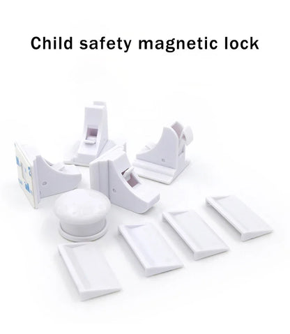 Children’s Magnetic Safety Lock — Baby Protection Drawer & Cabinet Door Lock Limiter for Child Security