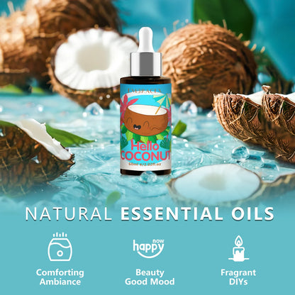 11-Style 60ml Essential Oils – Perfume & Massage Oil with Dropper for Diffusers, Candles, and Car Aromatherapy