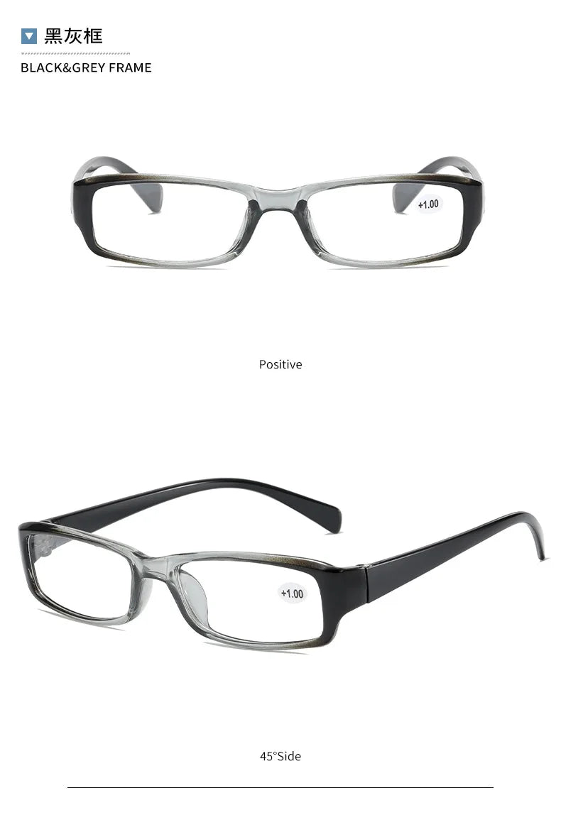 New Resin Wood Grain Reading Glasses – Presbyopic Eyewear for Men & Women, Stylish Gafas De Lectura Mujer