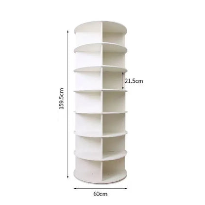 Multifunctional 360° Rotating Shoe Rack – Floor-Standing Storage Organizer for Shoes, Bags, Toys & Household Items