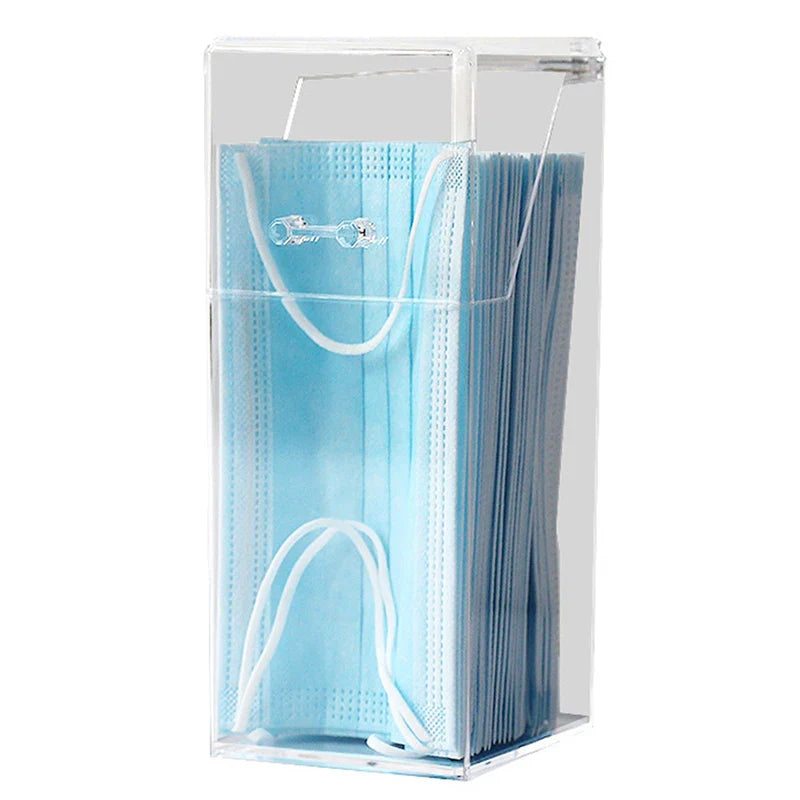 Mask & Wet Tissue Storage Box – Dustproof Baby Wipes Dispenser with Lid for Kitchen & Household