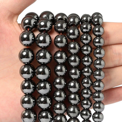 Natural Stone Round Beads 4-12mm Tiger Eye Lava Turquoise Jade for DIY Jewelry Making Bracelet Craft Supplies