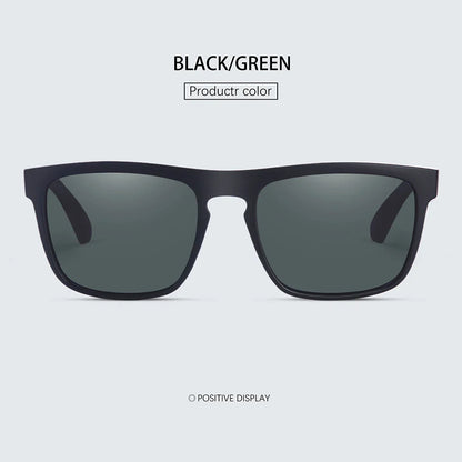 Square Vintage Polarized Sunglasses – Retro UV400 Driving & Fishing Sun Glasses for Men & Women