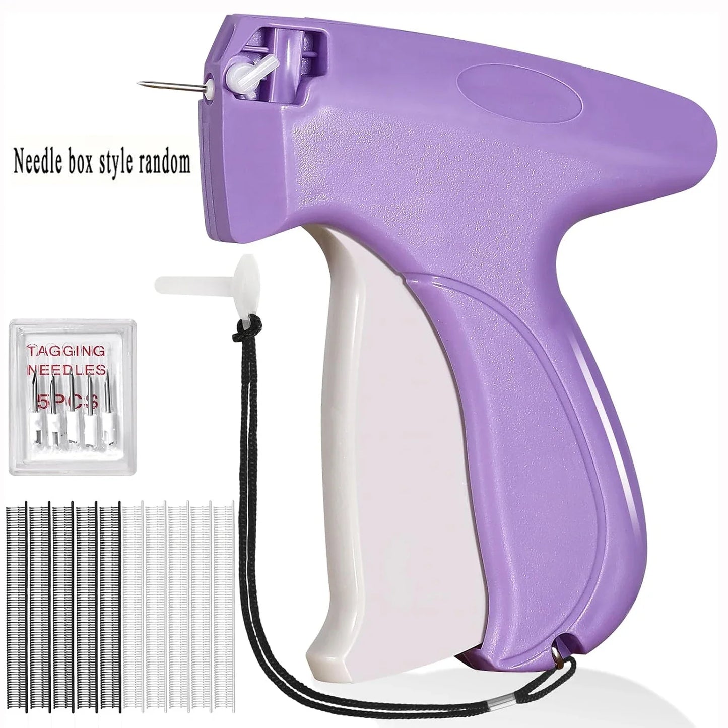 Quick Clothing & Quilt Fixer Tag Gun Set — Portable Buckle Glue Needle Tool for Garment & Blanket Fastening