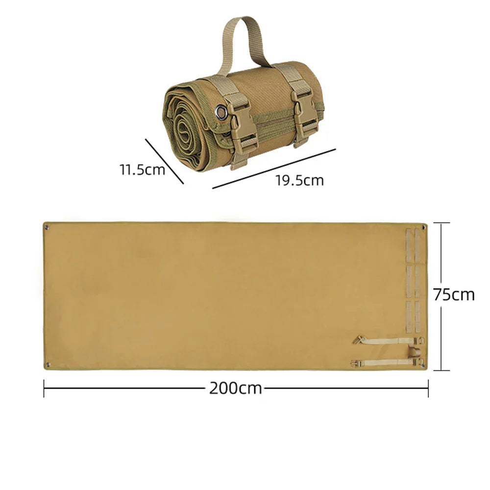 Outdoor Non-Slip Shooting Training Mat – Double-Sided Waterproof, Portable Multifunction Camping Pad, Tactical Shooting Training Mat
