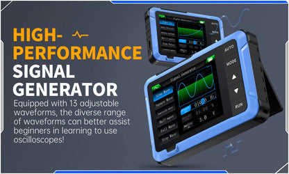 FNIRSI DSO510 DSO152 DSO153 Mini Handheld Digital Oscilloscope | 2-in-1, 48MS/s, 10MHz Bandwidth for Electronic Repair