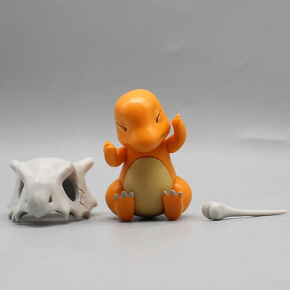 Pokemon 9cm Pocket Monsters — Charmander & Cubone Cute Anime Action Figure Set