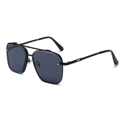 Classic Square Sunglasses — Vintage Metal UV400 Shades for Men & Women, Fashion Brand Design