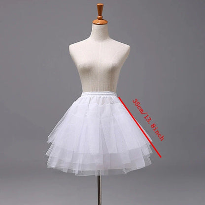 Flower Girls Petticoat Underskirt - Lolita Tutu Skirt for Cosplay, Ballet & Party Dresses