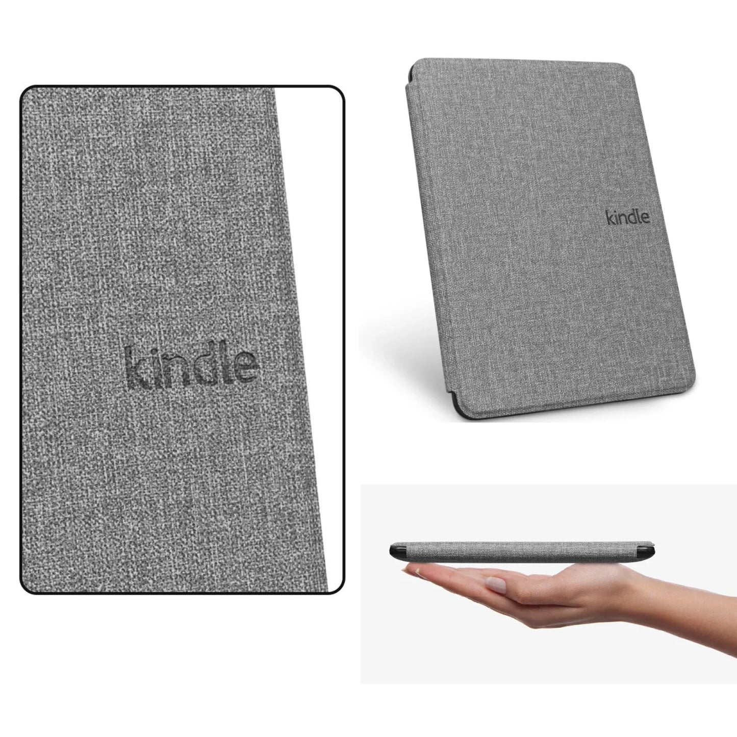 Leather Auto Sleep Case for Kindle Colorsoft Signature Edition (1st Gen, 7") & Paperwhite 12th Gen Protective Cover Funda