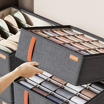 Underwear & Socks Organizer Storage Box – Cabinet Drawer Clothes Organizer for Household Classified Storage