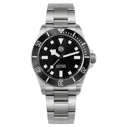 San Martin SN0121T Titanium Diving Watch – NH35 Automatic Movement, Grade 2 Titanium, 120-Click Bezel, 300M Waterproof Wristwatch
