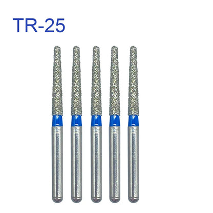 5pcs FG Dia 1.6mm Dental Drills – High-Speed Handpiece Diamond Burs for Teeth Whitening