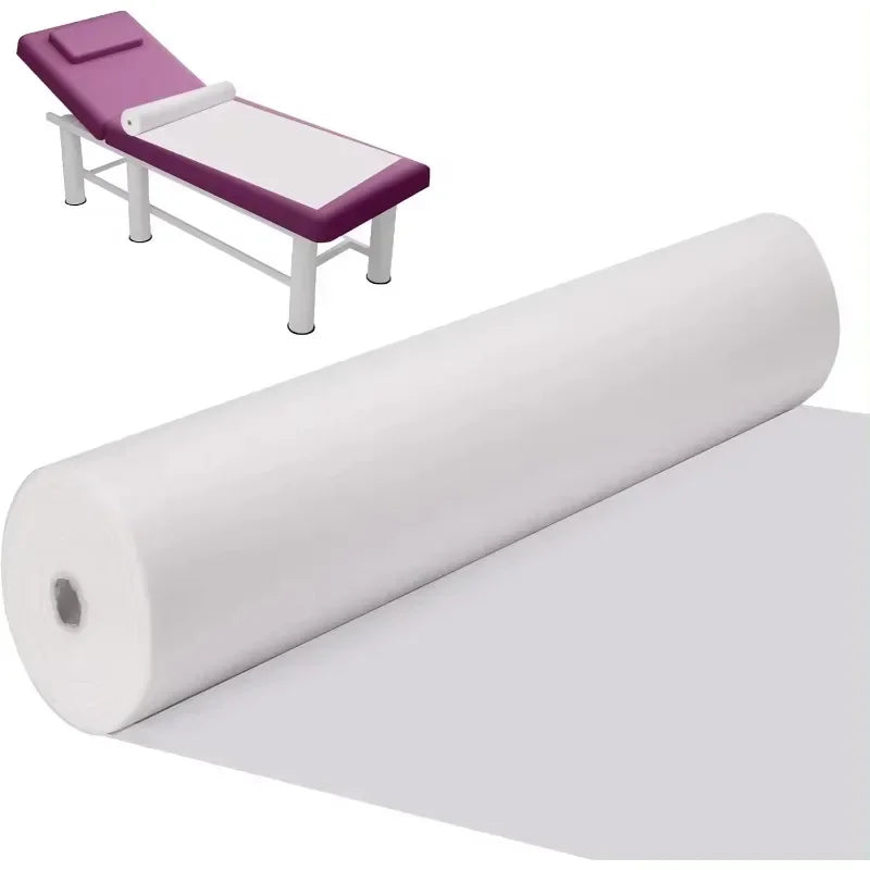 50 pcs Disposable Spa Massage Bed Sheets — Non-Woven Salon Mattress & Headrest Covers