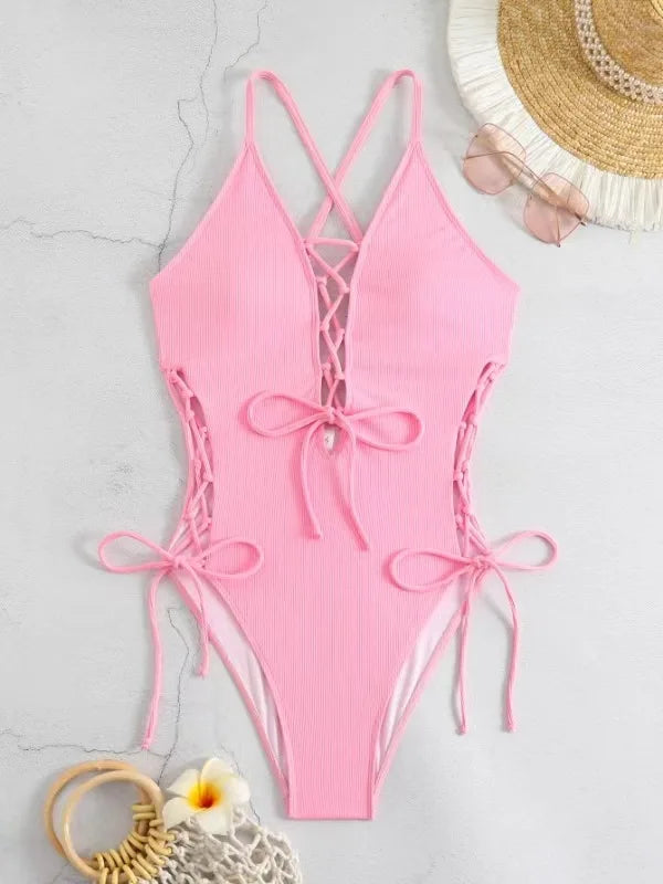 Women’s Floral Tankini Swim Set - Adjustable Strap Vest Top & Drawstring Shorts Bikini Beachwear for Summer