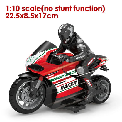 1/6 Scale RC Electric Racing Motorcycle – High-Speed 4CH Remote Control Drift Car Toy for Boys
