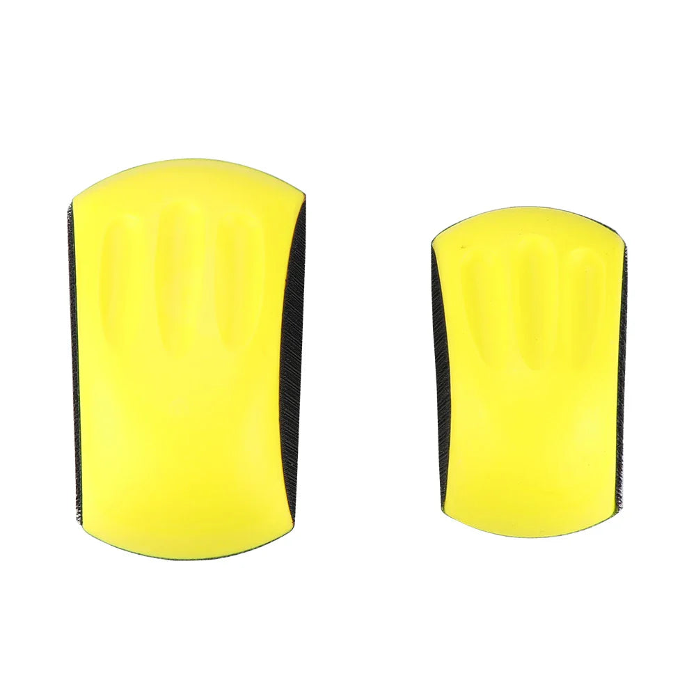 PU Foam Sanding Disc Holder: Sandpaper Backing Polishing Pad Hand Grinding Block