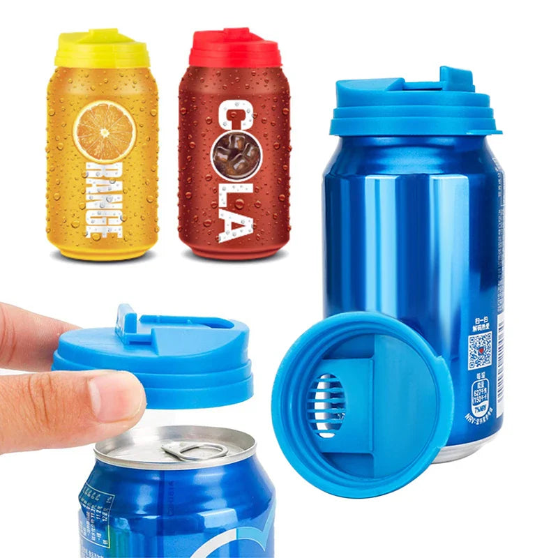 1/3Pcs Reusable Soda Saver Bottle Caps – Flip Top Drink Lid Covers for Soda, Coke, Fizz Drinks & Wine Bottles, Leakproof Freshness Sealer