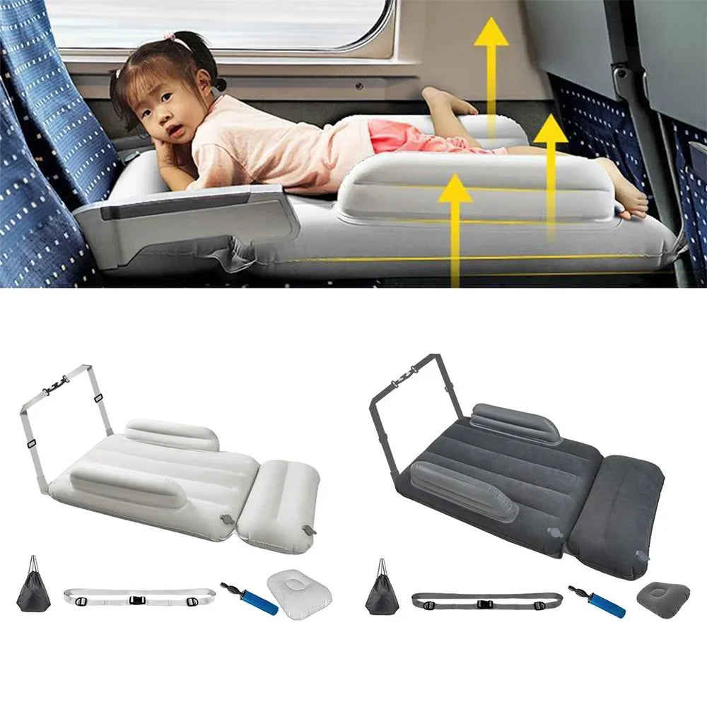 Baby & Child Inflatable Air Mattress – Travel Car, Plane & Train Back Seat Sleeping Bed