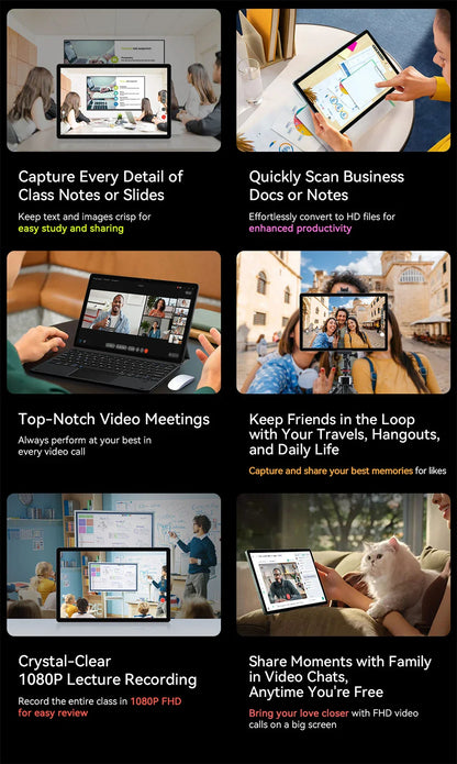 Blackview MEGA 8 Tablet – 13" FHD+ 90Hz Display, 11000mAh, Android 15, 50MP Camera, 4 Speakers, 4G Pad PC