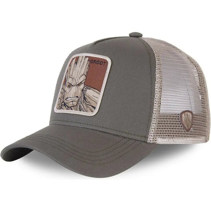 Marvel Superhero Baseball Cap – Spider-Man, Iron Man, Hulk, Captain America, Venom & Rocket Raccoon Anime Sports Leisure Hat