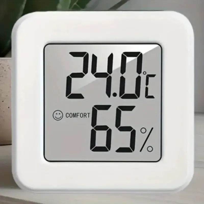 Indoor Mini Temperature & Humidity Meter – Portable Digital Display for Bedroom & Home