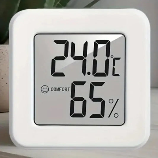 Indoor Mini Temperature & Humidity Meter – Portable Digital Display for Bedroom & Home