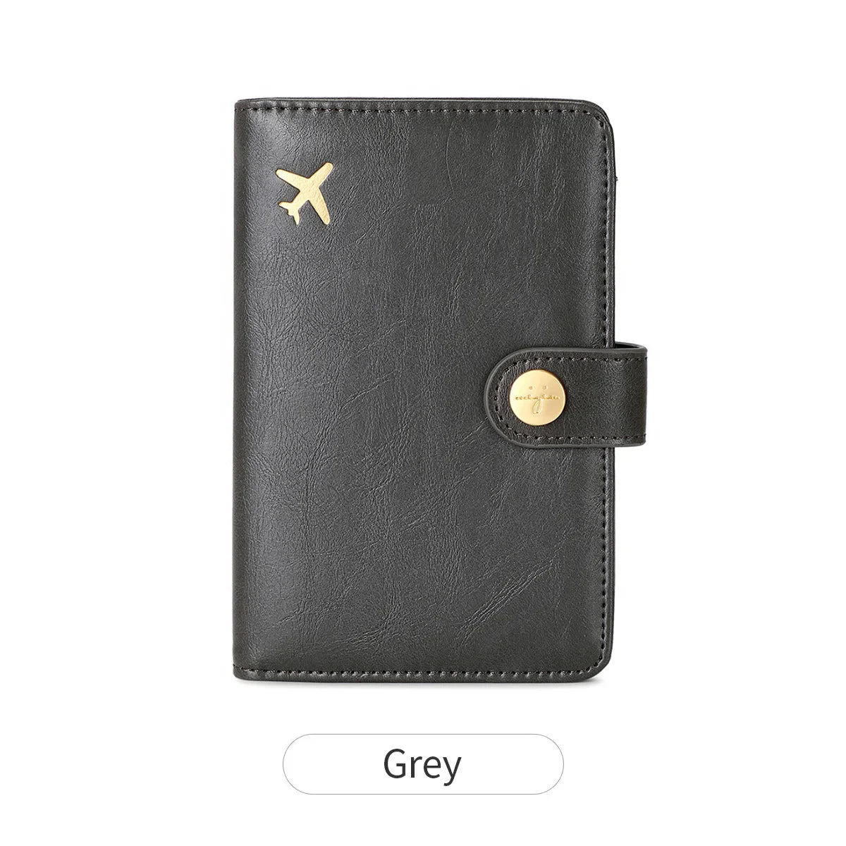 Minimalist RFID Passport Clip Multifunctional PU Leather Wallet – ID & Credit Card Holder Travel Accessory