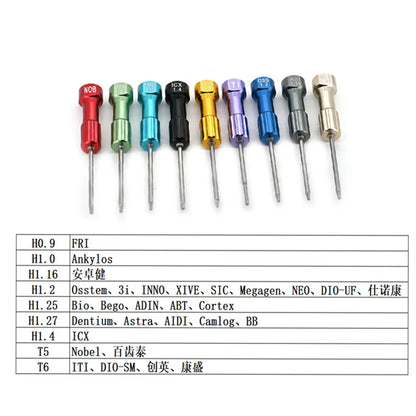Dental Implant Screwdriver Kit – Precision Tools for Dental Lab Technicians & Dentists, Micro Screwdrivers & Instruments