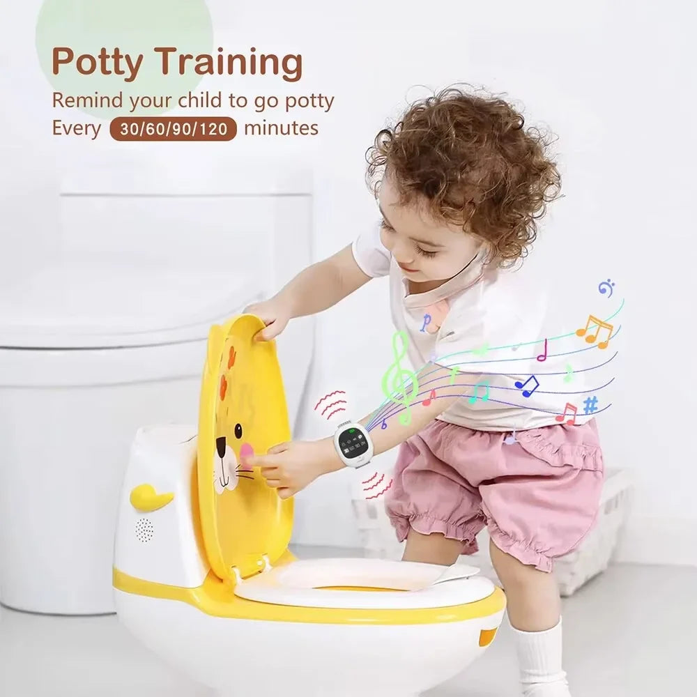 40M Wireless Bedwetting Alarm with Wristband - Enuresis Sensor for Kids & Adults, Potty Training & Elder Care