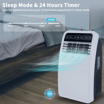 Shinco 8,000 BTU Portable Air Conditioner | AC with Cool, Dehumidifier & Fan for Rooms up to 200 sq.ft