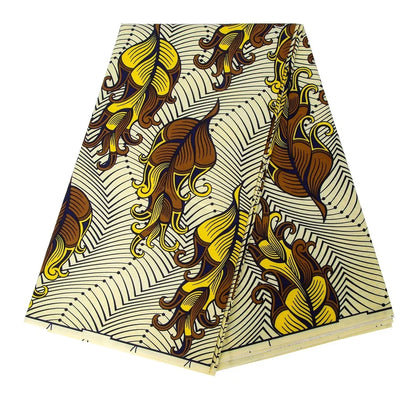Bintarealwax Ankara Fabric - Wholesale Polyester Sewing Material for Women's Party Dresses FP6390