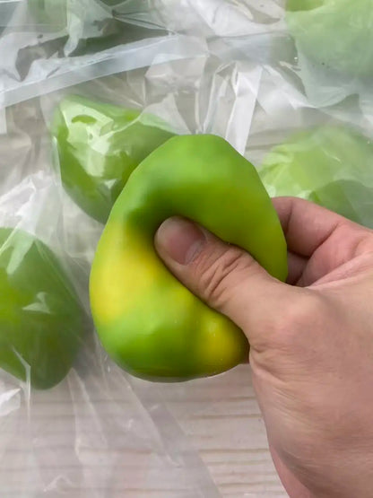 Crispy Mango Stress Ball - Color-Changing Squishy Fidget & ASMR Sensory Toy