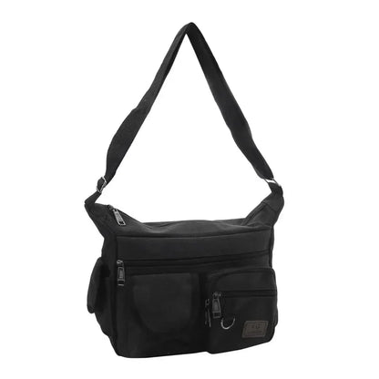 Men's Casual Sling Bag – Vintage Crossbody Messenger Shoulder Bag for Travel & Outdoor Use