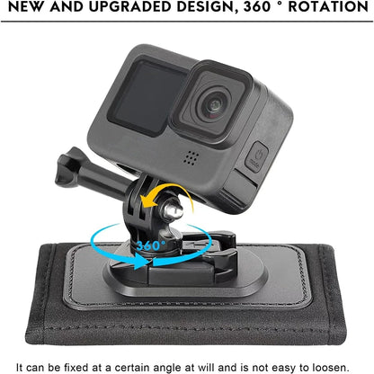 Backpack Shoulder Strap 360° Rotate Buckle Mount: Quick Release for GoPro Hero 10-5, DJI Action 2 Camera Accessory