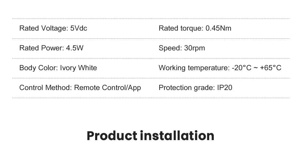 AVATTO Tuya Zigbee Motorized Roller Shutter Blinds – Chain Drive with Built-in Lithium Battery, Alexa/Google Home Compatible