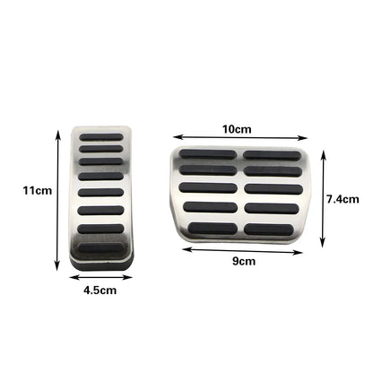 Car Pedal Covers for Audi TT, A1, A2, A3, VW Golf 3/4, Polo GTI, Skoda Octavia, SEAT Ibiza Fabia - Gas, Brake, Clutch Set